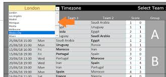 World Cup 2018 Excel Template Download Predict Play