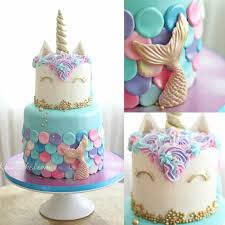 To save time, i bought a plain white sheet cake, without piping, and decorated it myself. 13 Mermaid Cakes Party Ideas Rose Bakes