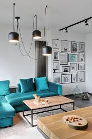 turquoise velvet sofa and coffee table
