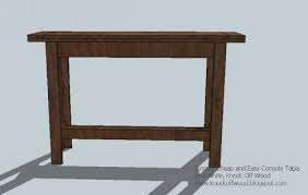 Simple And Easy Console Table