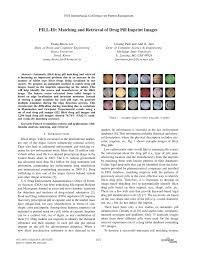 Pdf Pill Id Matching And Retrieval Of Drug Pill Imprint Images