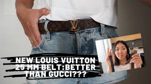 Louis Vuitton 25 Mm Belt Try On Sizing Comparison To My Gucci Belt