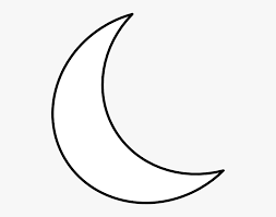 Moon Crescent Png -crescent Shape Clip Art At Clker - White Crescent Moon Shape, Transparent Png - kindpng