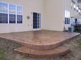 Stamped Concrete Over Concrete Pavers
