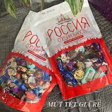Kẹo Nga mix vị - Kẹo Socola Nga Mix vị Cao Cấp Gói 500gr - Bánh Kẹo Tết mới  hsd 2022