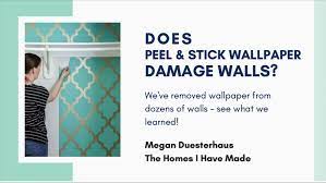 L And Stick Wallpaper Damage Walls