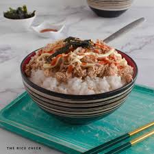 korean tuna rice bowl the rice