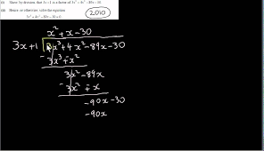 Long Division And Cubic Equations