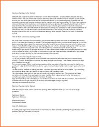 Apology Letter Format For Business Tripevent Co