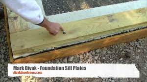 foundation sill plates