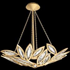 Fine Art Handcrafted Lighting 850440 22 Marquise Contemporary Gold Led Drop Lighting Fin 850440 22