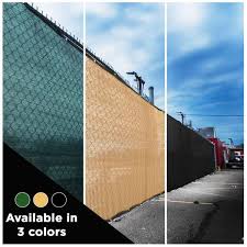 Beige Privacy Fence Screen Netting Mesh