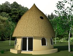 Peace Dome With Thatch Roof Natural