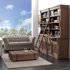 Étagère armoire meuble design bibliothèque 100 cm bois massif notre bibliothèque dégage une. Bibliotheque Design Colonial De Fabrication Artisanale En Teck Recycle
