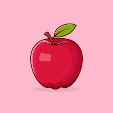 Premium Vector Red Apple Fruit Modern