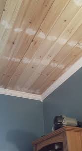 diy tongue and groove wood ceiling