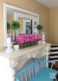 Our Favorite Spring Fireplace Mantel