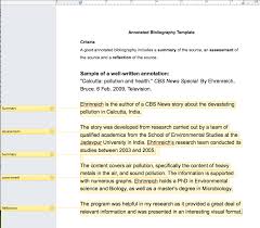    bibliography annotation example   Annotated bibliography