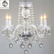 Shop Swag Plug In Murano Venetian Style All Crystal Chandelier Lighting H17 X W17 On Sale Overstock 11142382