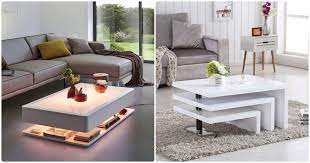 attractive table designs for living