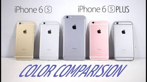 Iphone 6s plus er med sin store skærm er et godt køb til en skarp pris. Iphone 6s Iphone 6s Plus Color Comparision Which Color To Buy Youtube