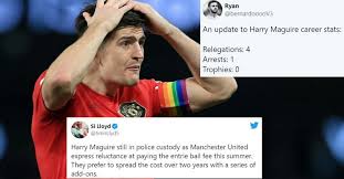 The best memes from instagram, facebook, vine, and twitter about harry maguire meme. Twitter Explodes As Manchester United Captain Harry Maguire Gets Arrested In Greece After Bar Fight