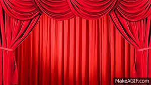 red curtain on powerpoint 2016