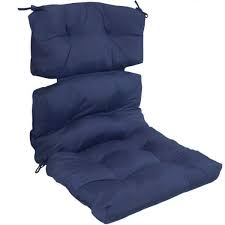 Back Olefin Outdoor Patio Chair Cushion