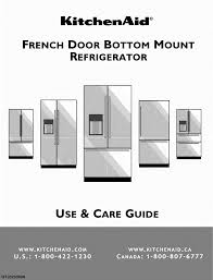 user manual refrigerator manuals