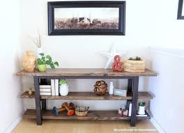 Build A Modern Easy Diy Console Table