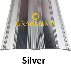 silver extra wide carpet cover strip