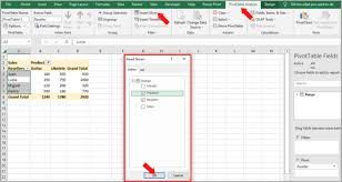 excel for charts and pivot tables