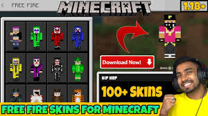 free fire skins for minecraft