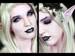 dark elf halloween makeup tutorial