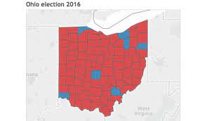 Mapping the Ohio presidential election ...