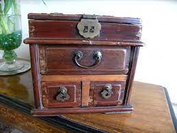 an antique anese geisha makeup box