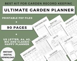 Garden Planner Gardening Journal