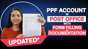 post office ppf form filling