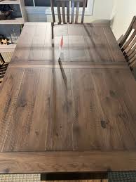 amish rustic hickory table set all