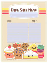 Free Printable Pdf Bake Sale Labels Signs And More Absolutely