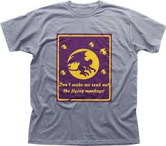 Wizard Of Oz Flying Monkey Witch Heather Printed T Shirt