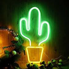 Cactus Shaped Led Neon Sign Sweet As