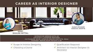 career as interior designer you