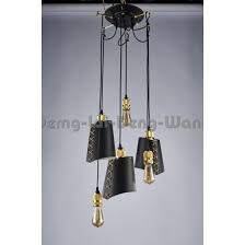 Shop Black Wire Industrial Metal Lamp Shades Stairs Led Decorative Ceiling Chandelier Pendant Lighting For Home Online From Best Ceiling Lights On Jd Com Global Site Joybuy Com