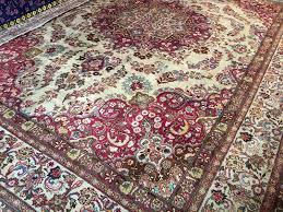 vine wool beige mashad rug