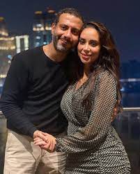 محمد فراج وزوجته