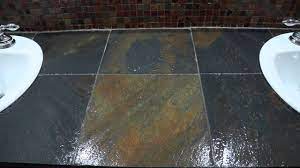 seal slate or natural stone tiles