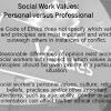 Values In Social Work Practice