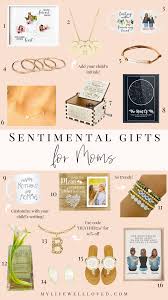 heartwarming sentimental gifts for moms