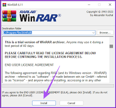 extract rar files on windows 11